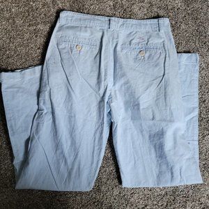 Vineyard Vines Unisex Size 16 Sky Blue Long Pants Style 3P0081 Button Pockets